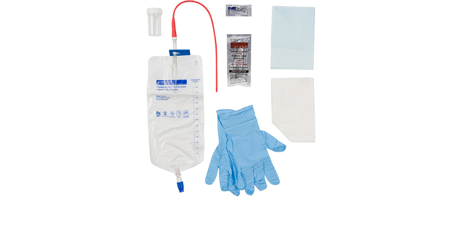 PRE-CONNECTED DRAINAGE BAG URETHRAL CATHETER KITS