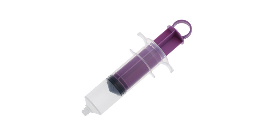 THUMB CONTROL RING SYRINGES WITH ENFIT TIP