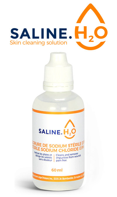 Saline H20 60ml  Nasal tip